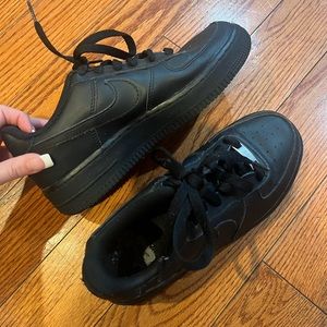 Black Air Force ones